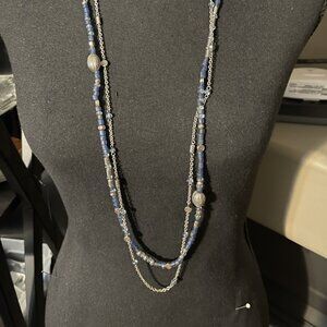 Brighton Long Blue Necklace - 4199